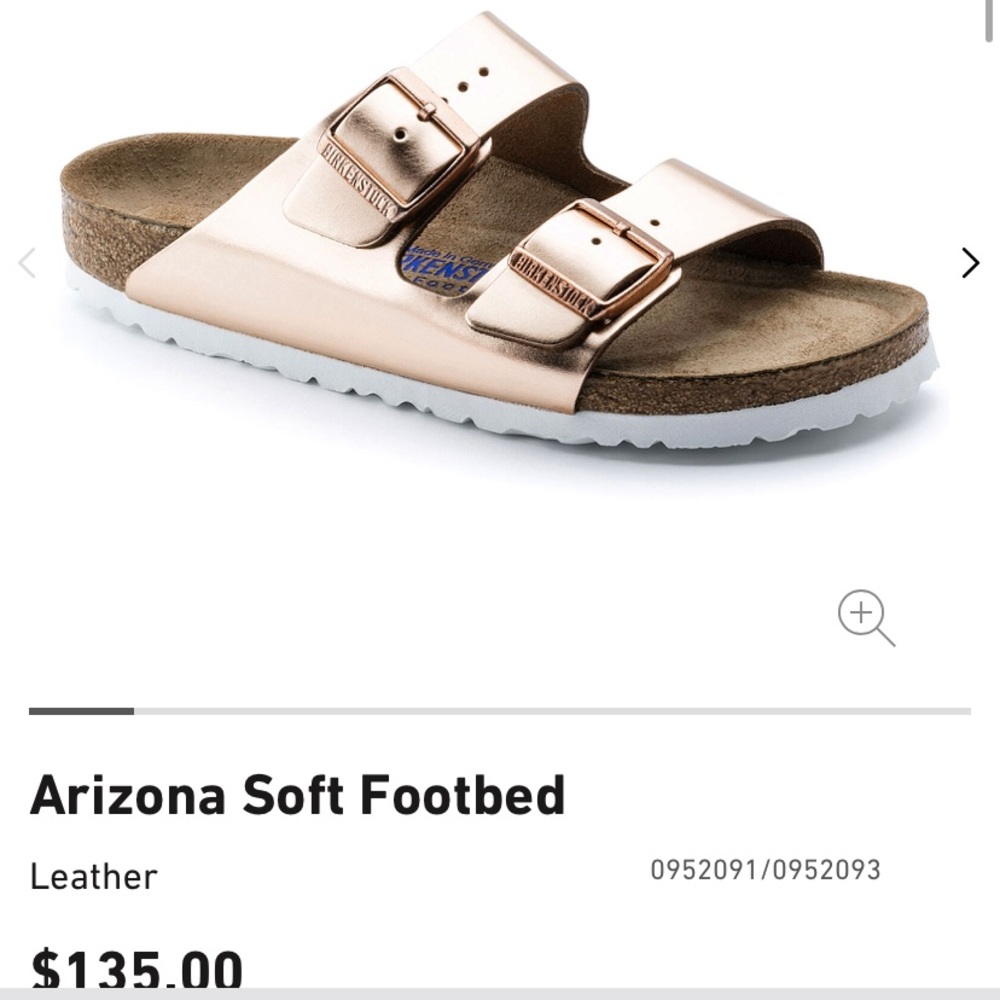 Rose Gold Birkenstock’s